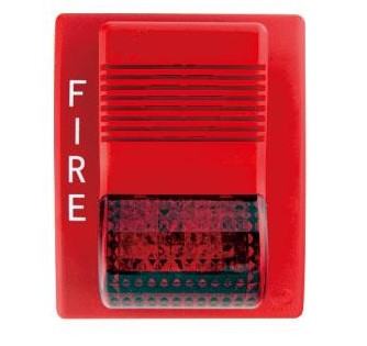 (image for) Audio visual alarm conventional fire alarm warning device